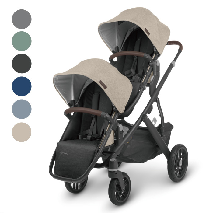 UPPAbaby VISTA V2 王者之尊旗鑑推車+第二座椅【麗兒采家】(贈防蚊帳x2+擋雨罩x1)