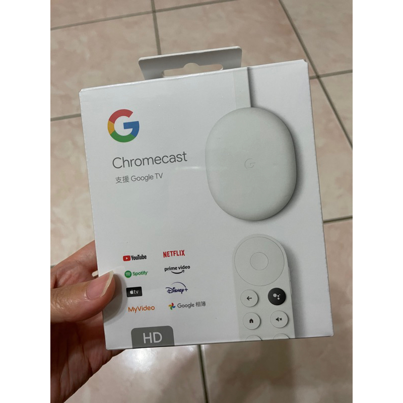 Google Chromecast 雪花白/白色 HD版本
