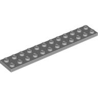 4211360 LEGO 樂高 2445 淺灰 顆粒 薄板 2x12 Plate 2 x 12
