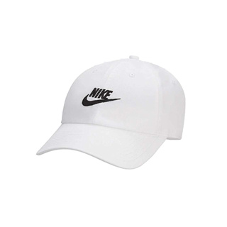 [麥修斯]NIKE U NK CLUB CAP FB5368 100 老帽 帽子 棒球帽 白色 情侶款 男女款