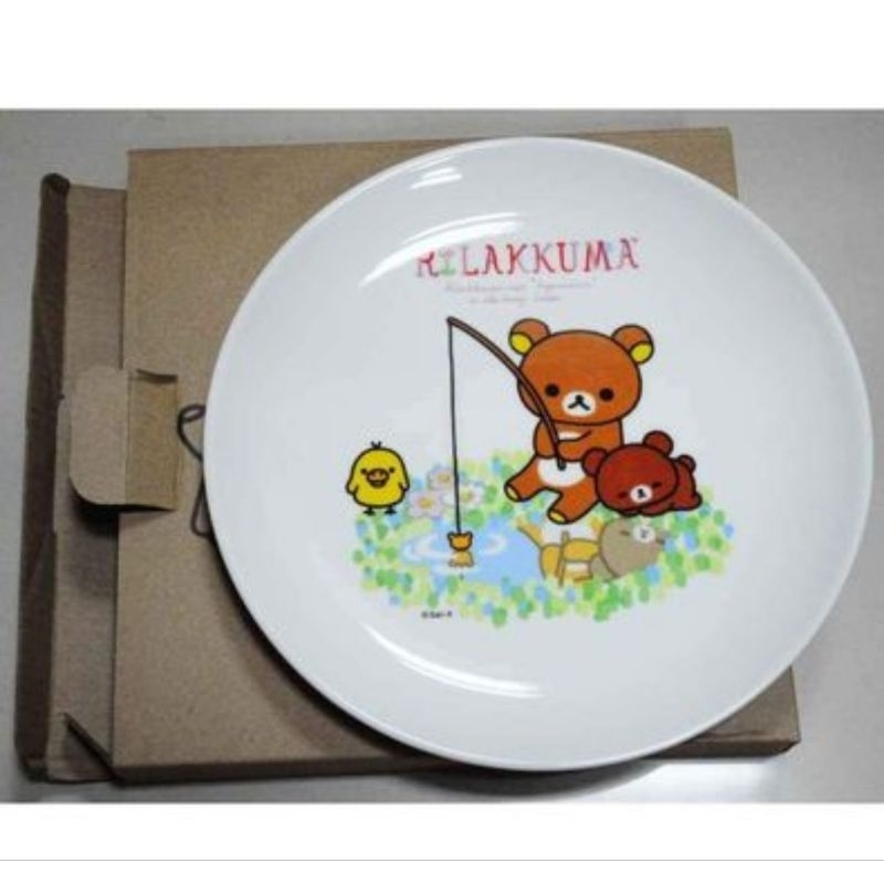 【Rilakkuma 拉拉熊】正版-微風午憩8吋陶瓷盤