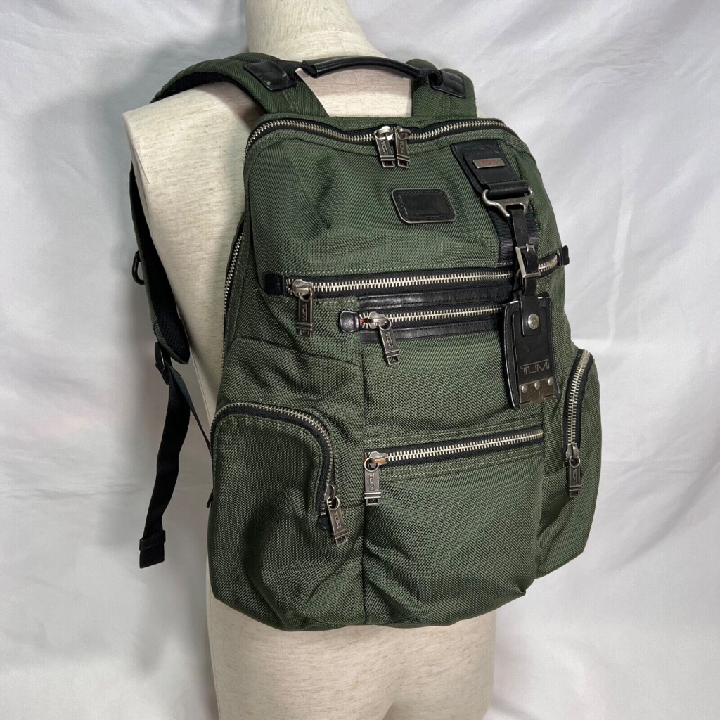 海外正版二手背包 TUMI 22681SPH ALPHA BRAVO Knox backpack Green