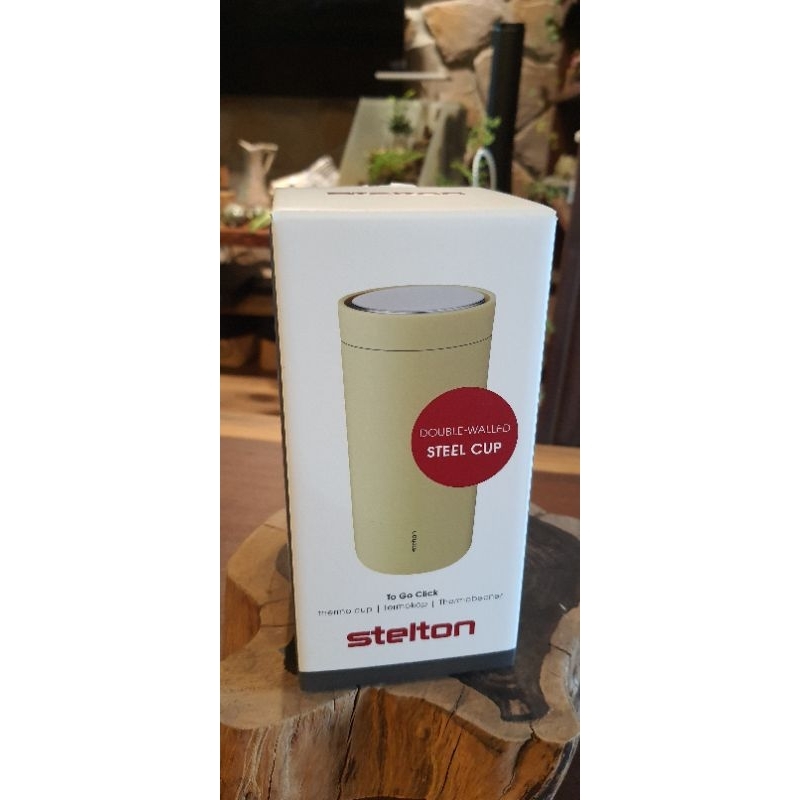 丹麥 stelton.To Go Click保溫杯 400ml檸檬黃