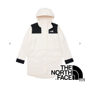 【THE NORTH FACE 美國】女DRYVENT防水單件式長版保暖外套『奶油白』NF0A81RZ 戶外 露營 登山