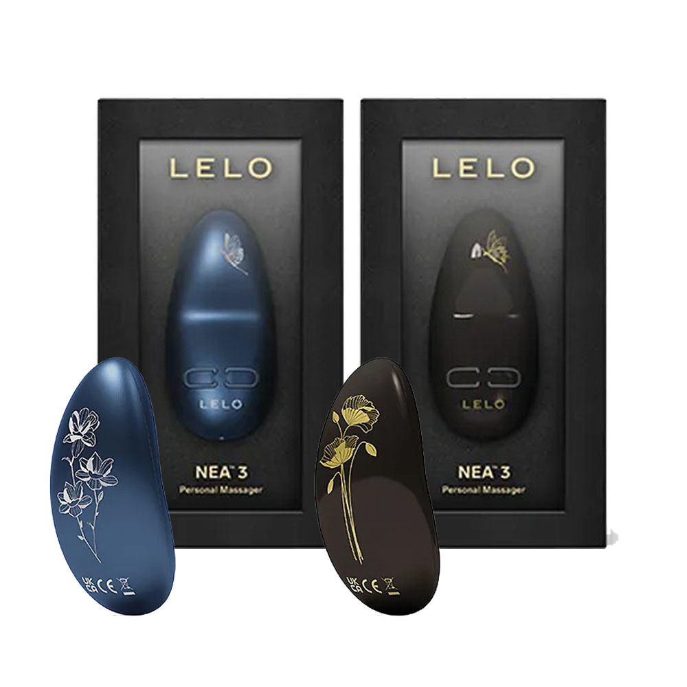 【官方授權正貨2年保+現貨即出🔥】LELO NEA3  迷你震動按摩器(黑/藍 10種模式)