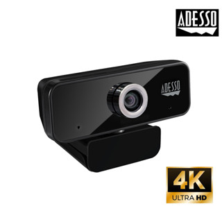 ADESSO艾迪索 臺灣製 視訊鏡頭 視訊攝影機 4K 可裝腳架 usb隨插隨用 立體聲麥克風 6S【apex行家嚴選】