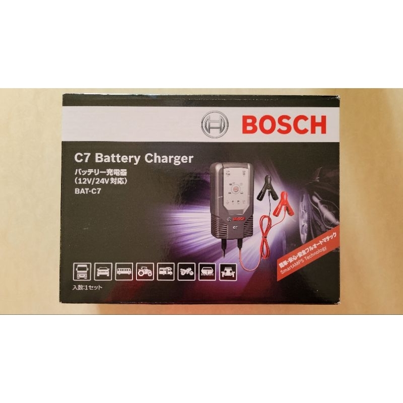 BOSCH博世 C7 智慧型脈衝式電瓶充電器(電池充電器)
