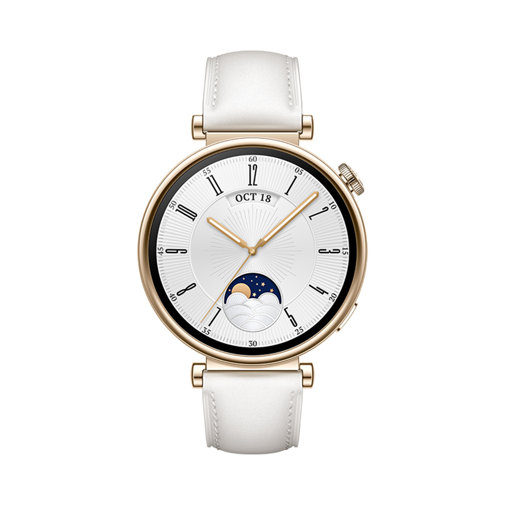 【熱銷新品】HUAWEI WATCH GT 4 41mm 時尚款 智慧手錶 -凝霜白 (贈後背包)