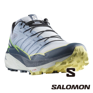 【SALOMON 法國】THUNDERCROSS 女健行鞋『石南灰/灰/藍』472979