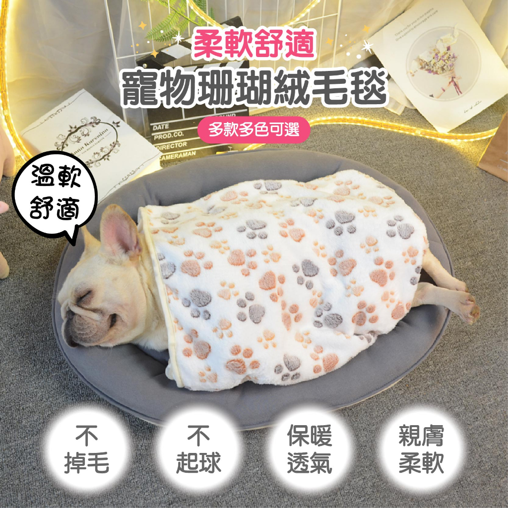[🎀台灣現貨 ❤Baby Park❤]寵物地墊 寵物睡墊 寵物毯 珊瑚絨毯 寵物地毯 珊瑚絨地毯 寵物毛毯 狗睡墊 貓墊