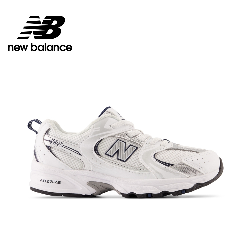 【New Balance】 NB 童鞋_中性_白銀色_PZ530SB1-W楦 530