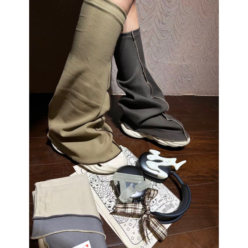 NLF襪套 yeezy loose socks咖色🧦M號(超可愛!♡)