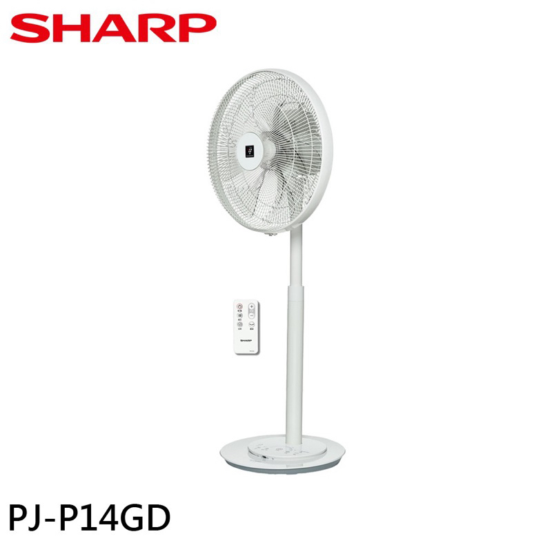 SHARP 夏普 14吋DC變頻無線遙控立扇電風扇(PJ-R14GD)
