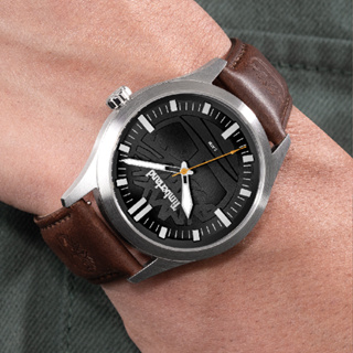 甜甜價Timberland RAMBUSH系列 戶外風格腕錶 皮帶-黑/咖啡色42mm(TDWGA0029602)