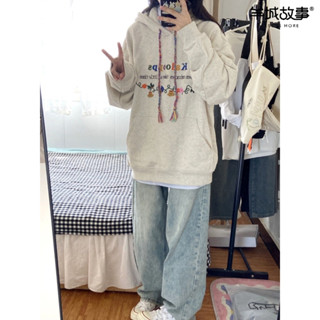 【羊城故事】帽t 女 帽踢 長袖上衣 oversize 帽t 韓國帽t 連帽帽t 美式帽t 長袖帽t 情侶裝帽t