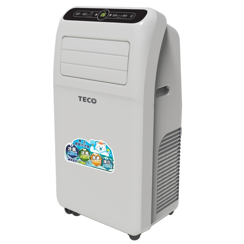 冷氣機 移動式空調 10000BTU多功能清淨除濕移動式冷氣機空調(XYFMP-2800FC)TECO東元 ZUL