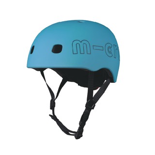 【瑞士Micro】官方原廠貨 Micro Helmet 消光海洋藍安全帽 LED版本 (運動用、自行車、腳踏車用) 免運