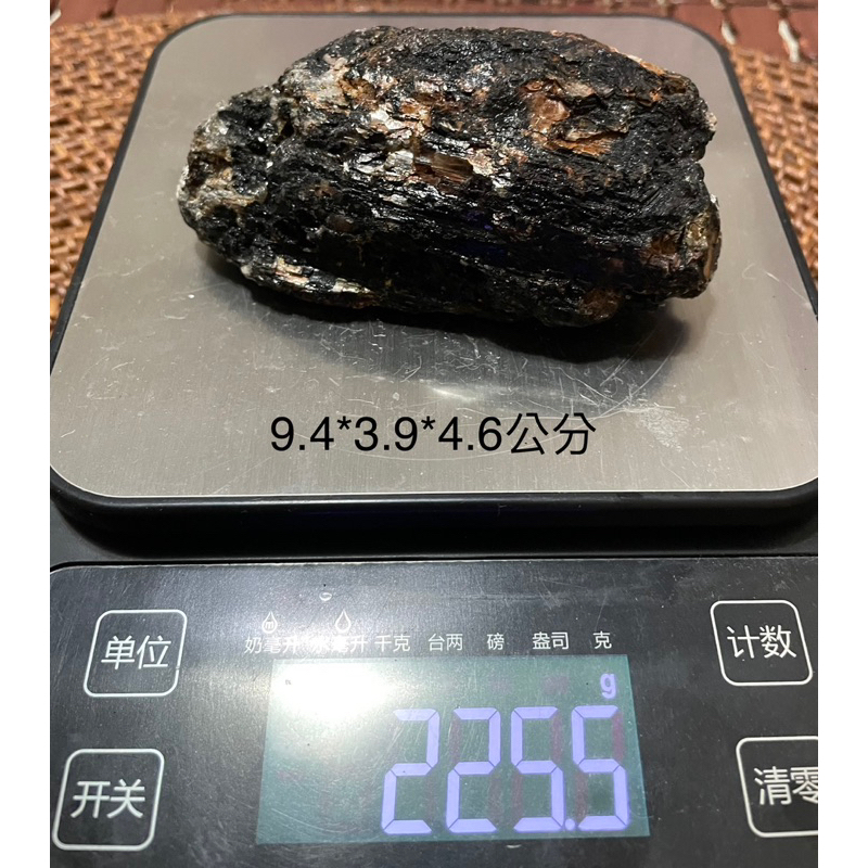 晶韻晶石 原礦雲母共生老礦黑碧璽電氣石 清明掃墓必備隨身礦