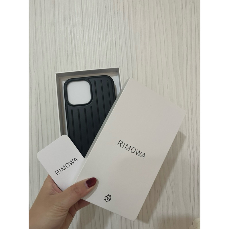 大特價 現貨商品 全新商品 台灣購證 專櫃購入 rimowa 經典黑色超質感手機殼 IPhone 13 Pro Max