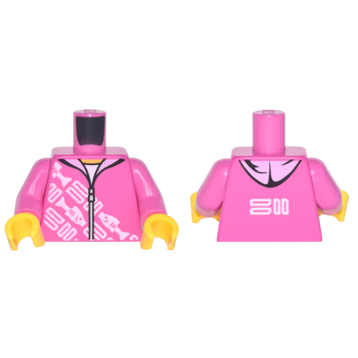 LEGO 樂高 973pb2815c01 暗粉色 身體 6202303 外套 夾克 70620
