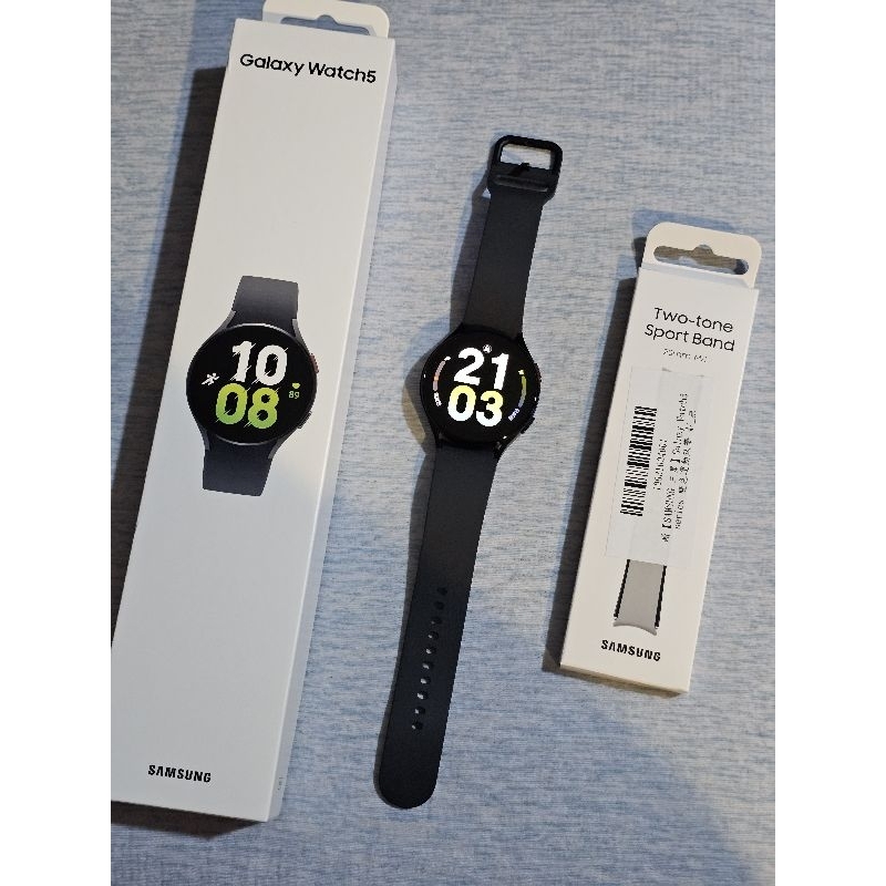 二手 Samsung Galaxy Watch5 44mm 藍牙 幻影黑 8成5新