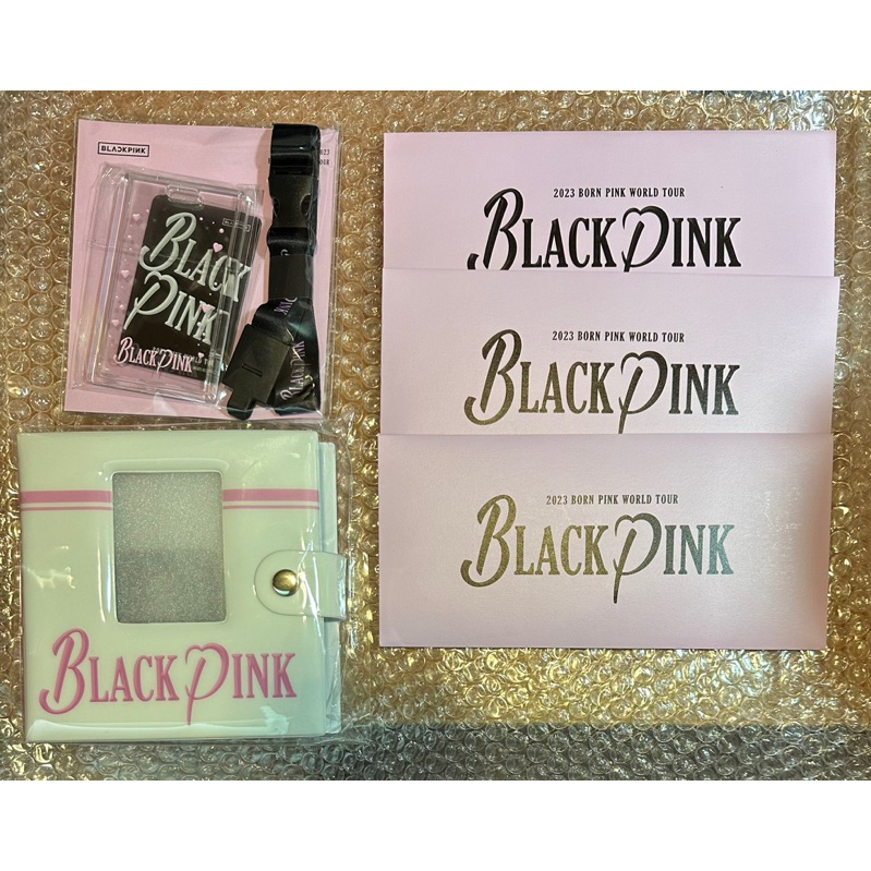 blackpink 演唱會 周邊 滿額卡 官方 小卡 首爾 born pink 小卡組 卡冊組 卡套組