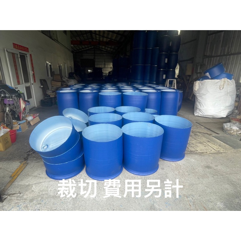 藍色塑膠桶、廚餘桶、植栽、植作
