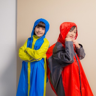 【奧德蒙直營】頂峰兒童背包款前開連身雨衣-Outperform(直營)