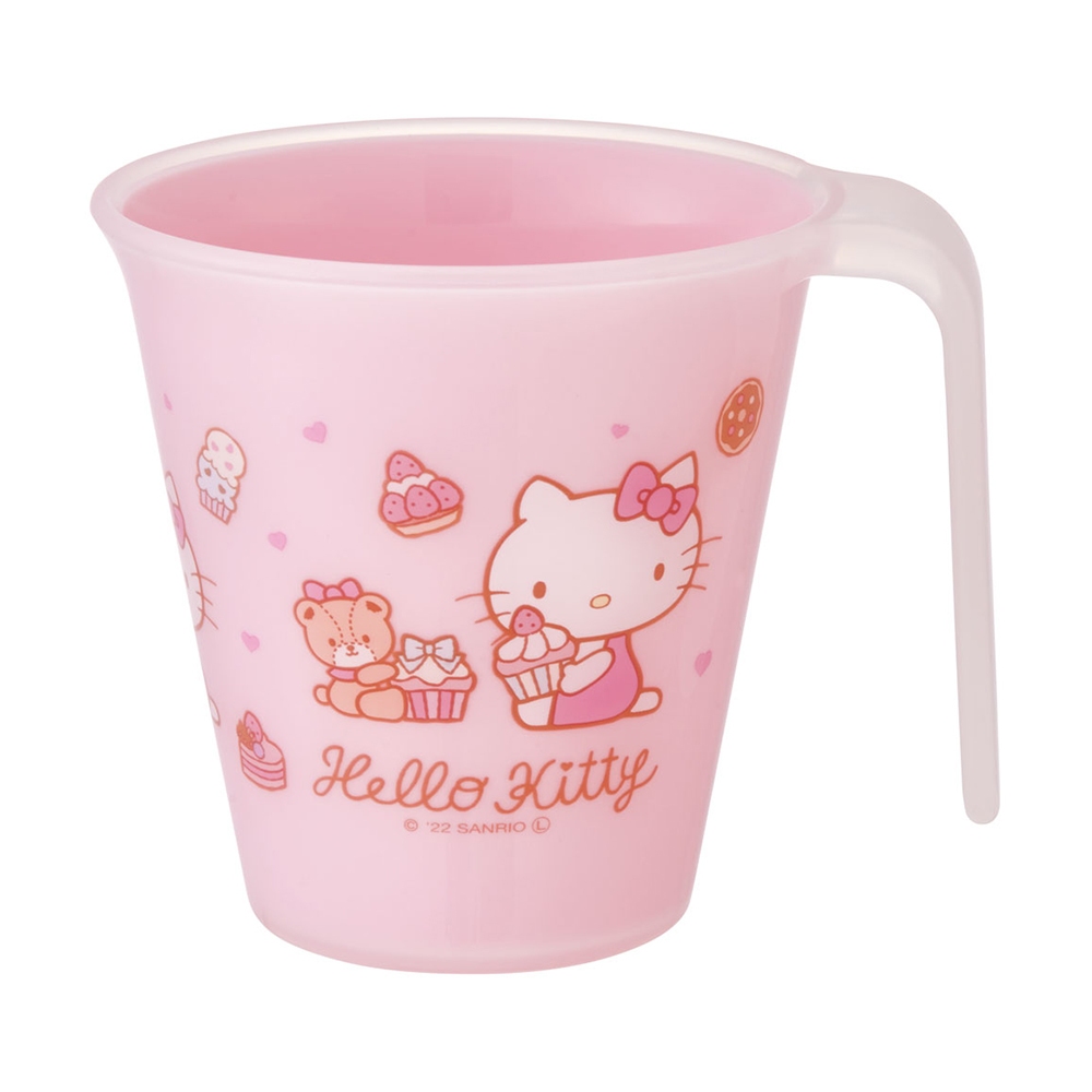 SKATER 日本製 三麗鷗 可微波塑膠杯 260ml Hello Kitty 糖果 S61773