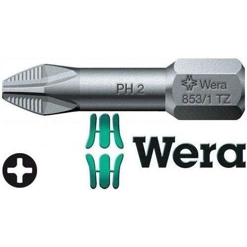 瘋狂買 Wera 維拉 853/1TZ ACR-PH 特級ACR怪牙十字起子系列 PH1/PH2/PH3*25mm 特價