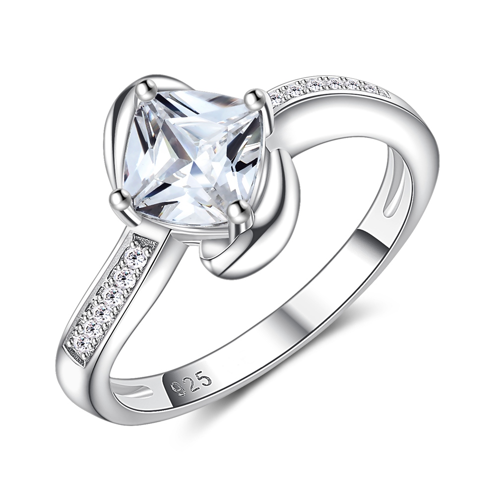 AchiCat．925純銀戒指．耀眼瞬間．婚戒．生日禮物．情人節禮物．AS6008