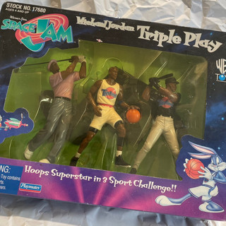 怪物奇兵 Space Jam 喬丹 Jordan Triple Play 公仔組