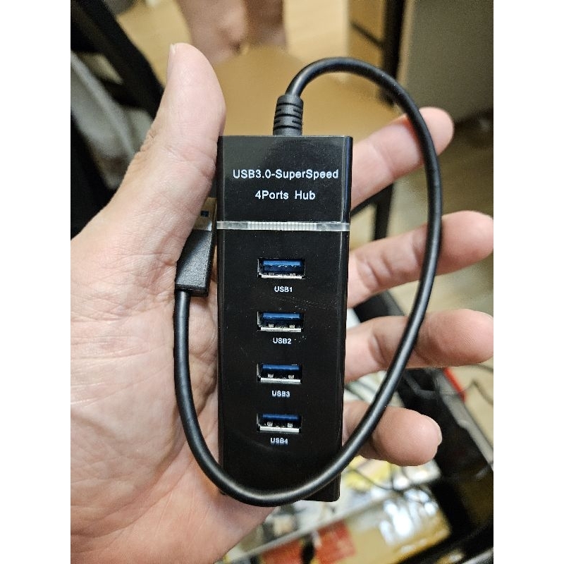 USB 3.0 4 PORT HUB 免插電擴充埠