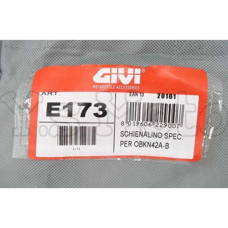 Y.S GIVI E173 新款 OBKN42 靠背/靠墊/背靠/後行李箱/鋁箱/後箱 舊款OBK42 不適用