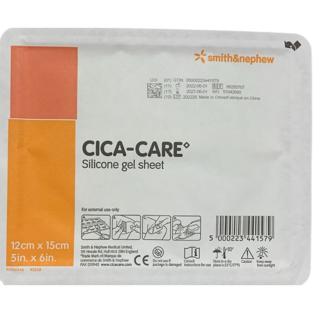 [藥商直營~微友健康] CICA CARE "司瑞輝" 疤痕護理矽膠片(未滅菌)  12cm*15cm