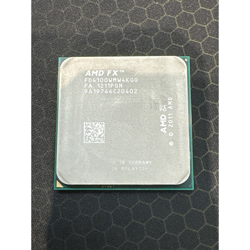 AMD FX 4100 3.6G TC 3.8G L3 8MB 推土機 Bulldozer 四核心 CPU