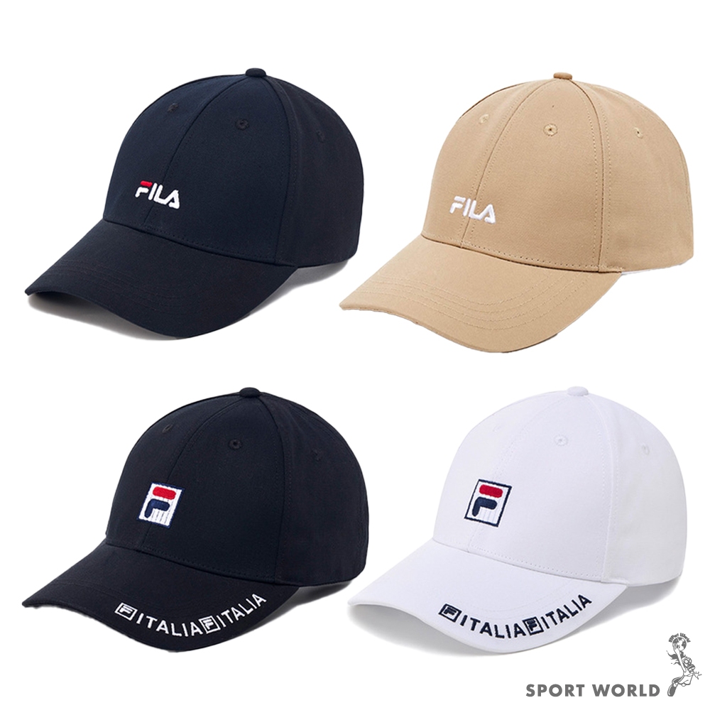 FILA 帽子 老帽 棒球帽 刺繡 純棉 台灣製【運動世界】HTX-5000/HTX-5100