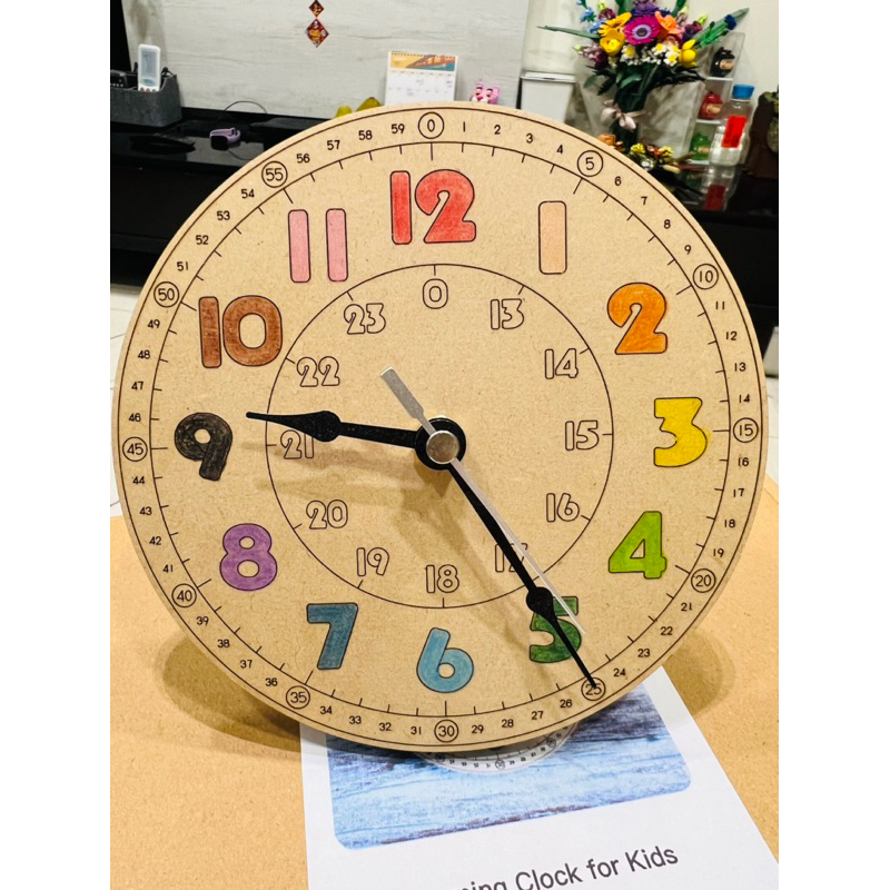 wooxo木創  質感兒童學習時鐘