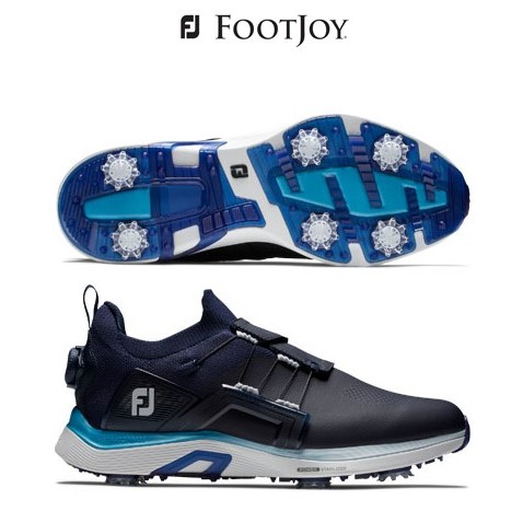 FootJoy HyperFlex Core (BOA) 男鞋 #55456 ,海軍藍 有釘鞋