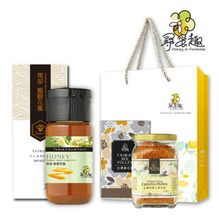 【尋蜜趣】 台灣蜂蜜(龍眼蜜/荔枝蜜/高山野淬蜜)700g+阿里山花粉 二入優惠 純蜂蜜