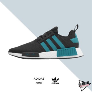 ADIDAS NMD R1 三葉草 藍黑 襪套 男款 HQ4661【彼得潘】