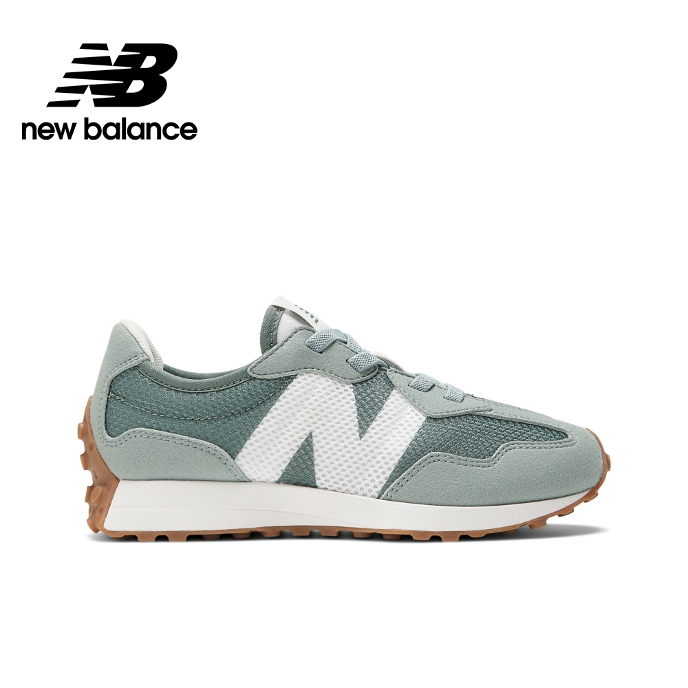 NEW BALANCE 327系列 休閒鞋 童鞋 中大童 綠白 PH327MS-W 現貨