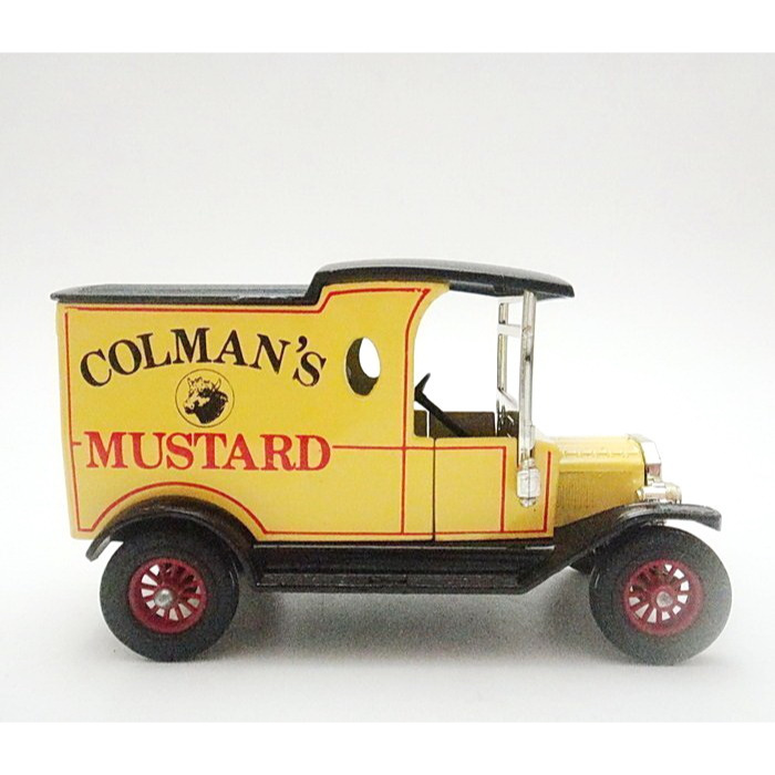 【拾年之路】 Lesney 1912年英國製Ford福特Model T Colman's牛頭牌芥末醬貨車模型(盒裝)免運