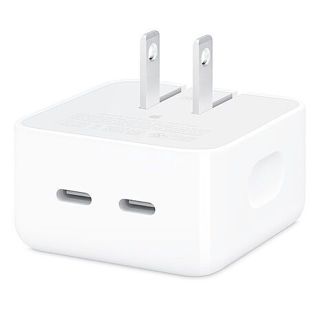APPLE 原廠 35W 雙USB-C埠小型電源轉接器 雙USB Type-C充電器 (MW2H3TA/A)