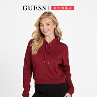 【GUESS】造型提案美式字母帽T-紅