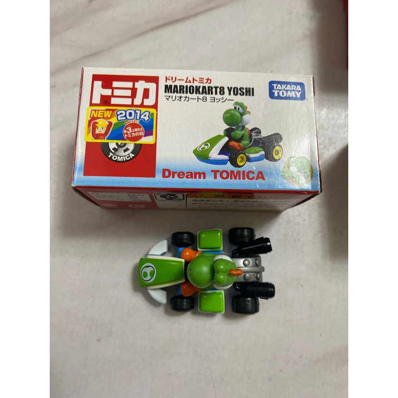 Dream TOMICA 絕版 2014新車貼 中製 瑪利歐賽車8 Yoshi 耀西(盒微白邊）