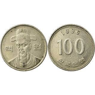【全球硬幣】 South Korea南韓 韓國 1996年 100 Won AU