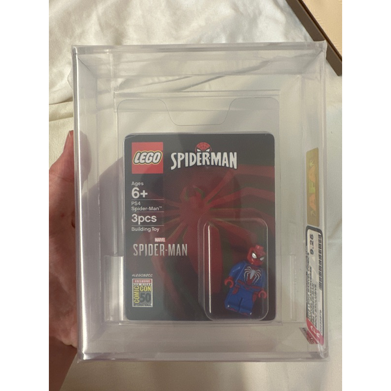 (純展示） 樂高 lego SDCC 2019 PS4 spiderman 蜘蛛人 50週年 AFA 9.25 金標鑑定