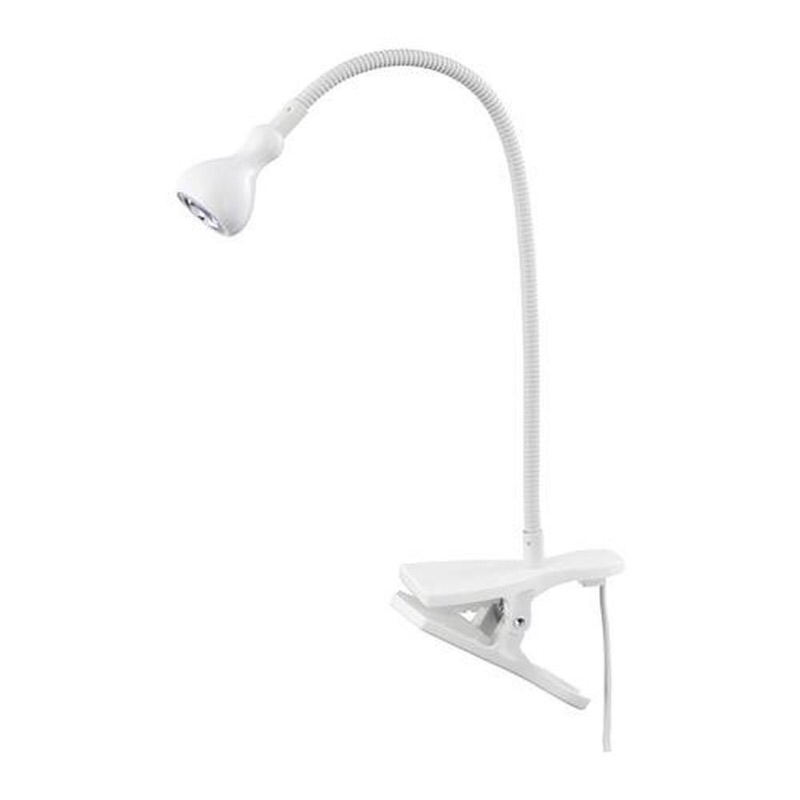 8成新 IKEA JANSJÖ LED壁燈 夾式聚光燈 床頭燈 白色