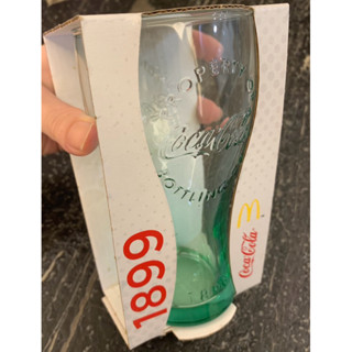全新可口可樂1899玻璃杯（7.9*7.9*14.4cm 容量360ml)